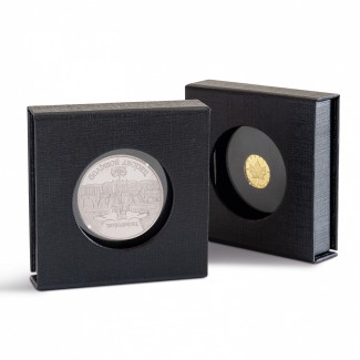 Euromince mince AIRBOX VIEW etue na 1 QUADRUM kapsulu (čierne)