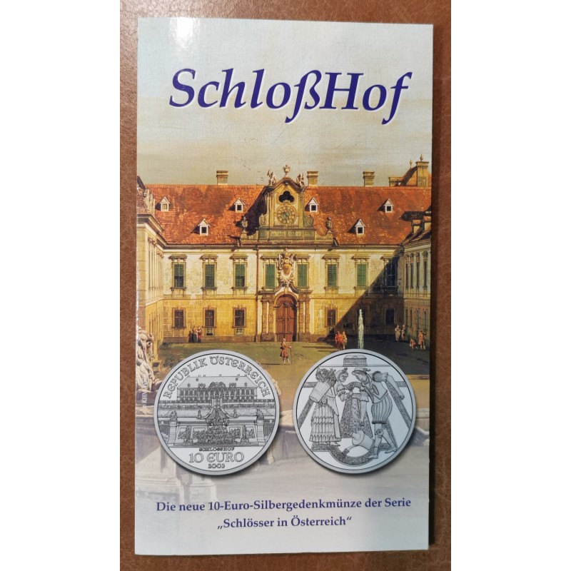 euroerme érme 10 Euro Ausztria 2003 SchlossHof (BU)