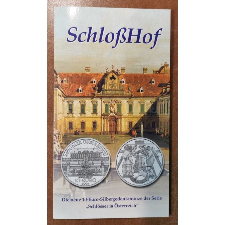 Euromince mince 10 Euro Rakúsko 2003 SchlossHof (BU)