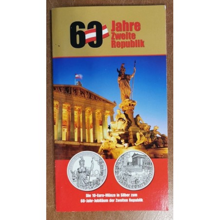 eurocoin eurocoins 10 Euro Austria 2005 - 60 years... (UNC)