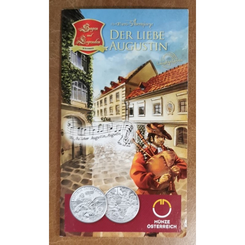 euroerme érme 10 Euro Ausztria 2011 Liebe Augustin (BU)