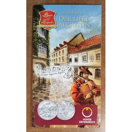 Euromince mince 10 Euro Rakúsko 2011 Liebe Augustin (BU)