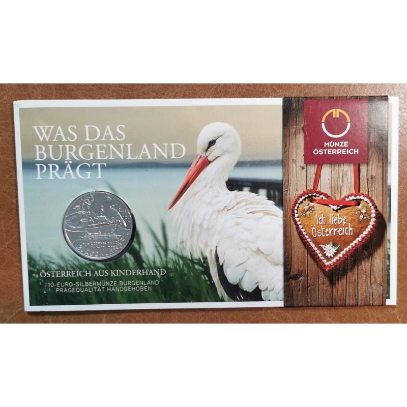 euroerme érme 10 Euro Ausztria 2015 Burgenland (BU)