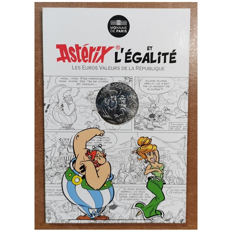 Euromince mince 10 Euro Francúzsko 2015 Asterix (UNC)