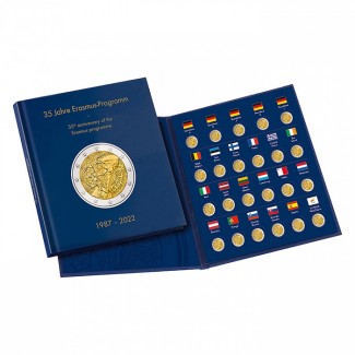 Erasmus - Leuchtturm Presso album for 23 coins of 2 Euro