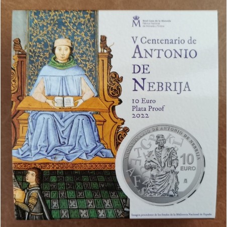 eurocoin eurocoins 10 Euro Spain 2022 - Antonio de Nebrija (Proof)