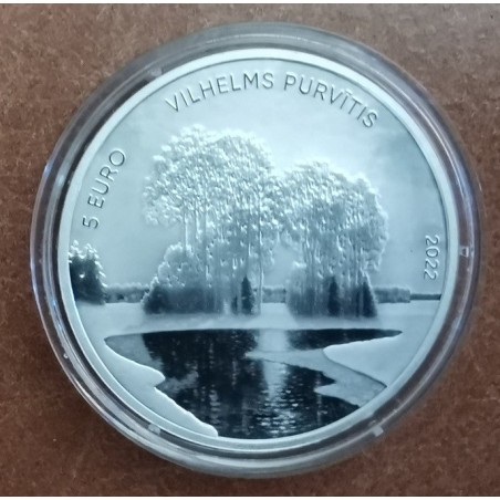 eurocoin eurocoins 5 Euro Latvia 2022 Vilhelms Purvītis (Proof)