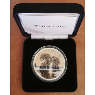 Euromince mince 5 Euro Lotyšsko 2022 Vilhelms Purvītis (Proof)