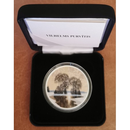 eurocoin eurocoins 5 Euro Latvia 2022 Vilhelms Purvītis (Proof)