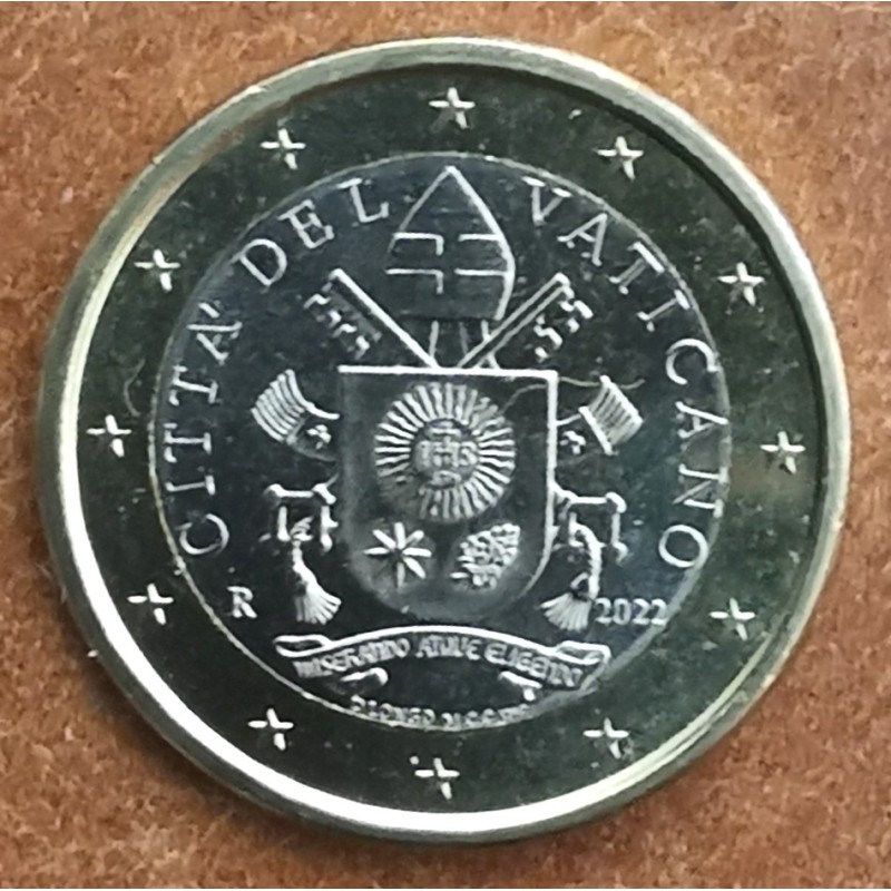 Euromince mince 1 Euro Vatikán 2022 (BU)
