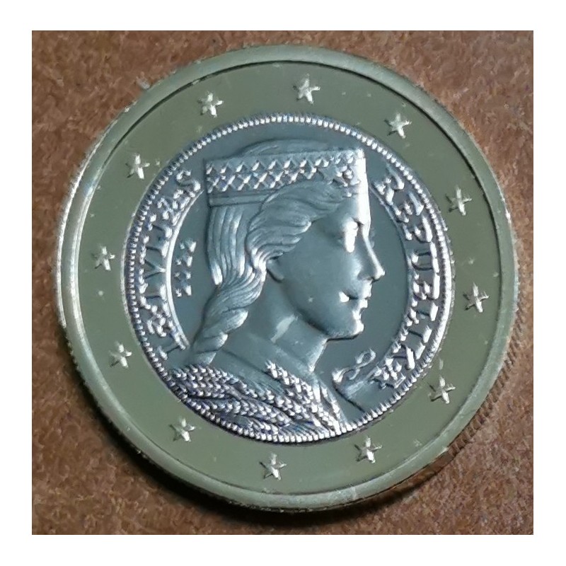 Euromince mince 1 Euro Lotyšsko 2022 (UNC)