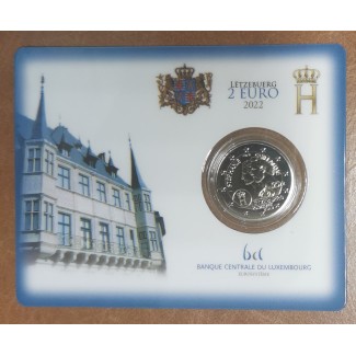 Euromince mince 2 Euro Luxembursko 2022 - Výročie svadby Guillaume ...