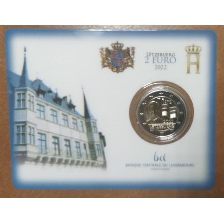 Euromince mince 2 Euro Luxembursko 2022 - Vlajka Luxemburska (BU)