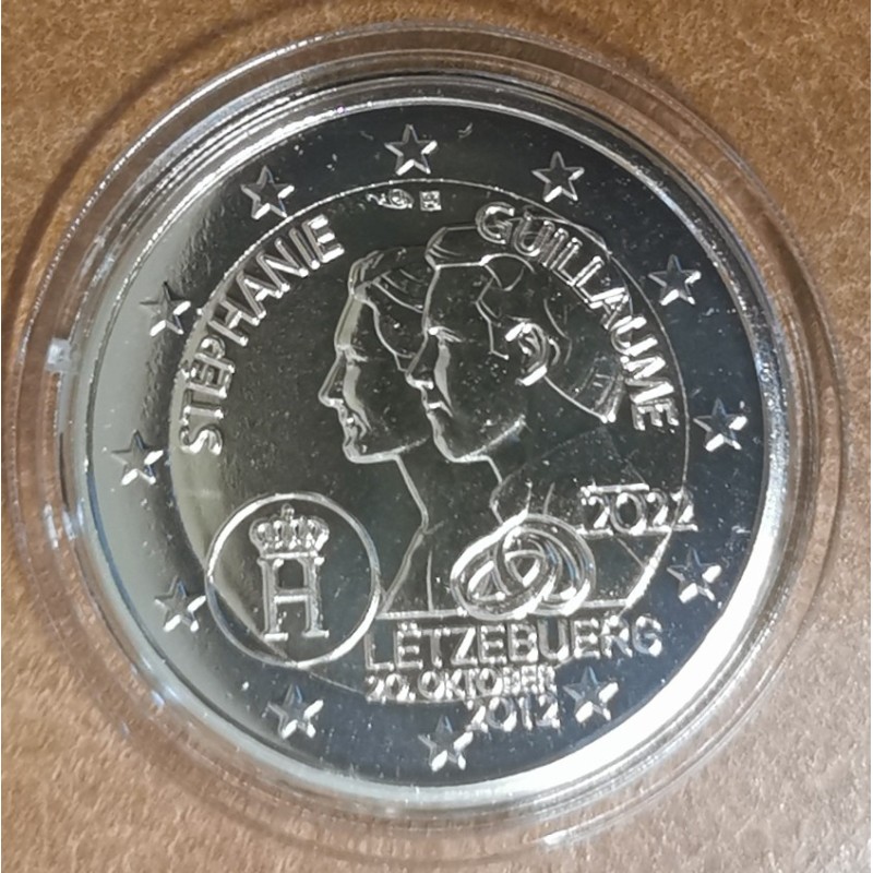 eurocoin eurocoins 2 Euro Luxembourg 2022 - Wedding anniversary of ...