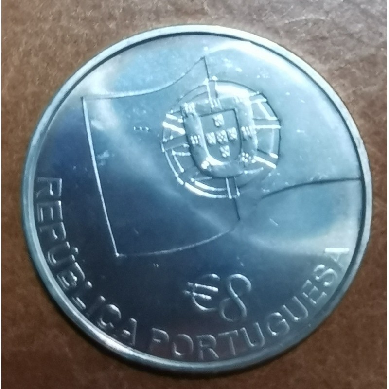 euroerme érme 8 Euro Portugália 2006 - 150 éves a vasút (UNC)