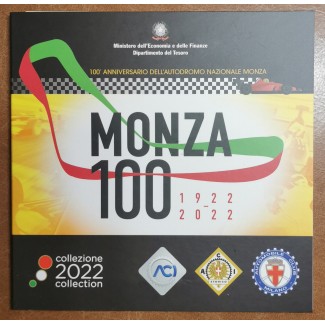 Italy 2022 set of 9 coins Monza (BU)