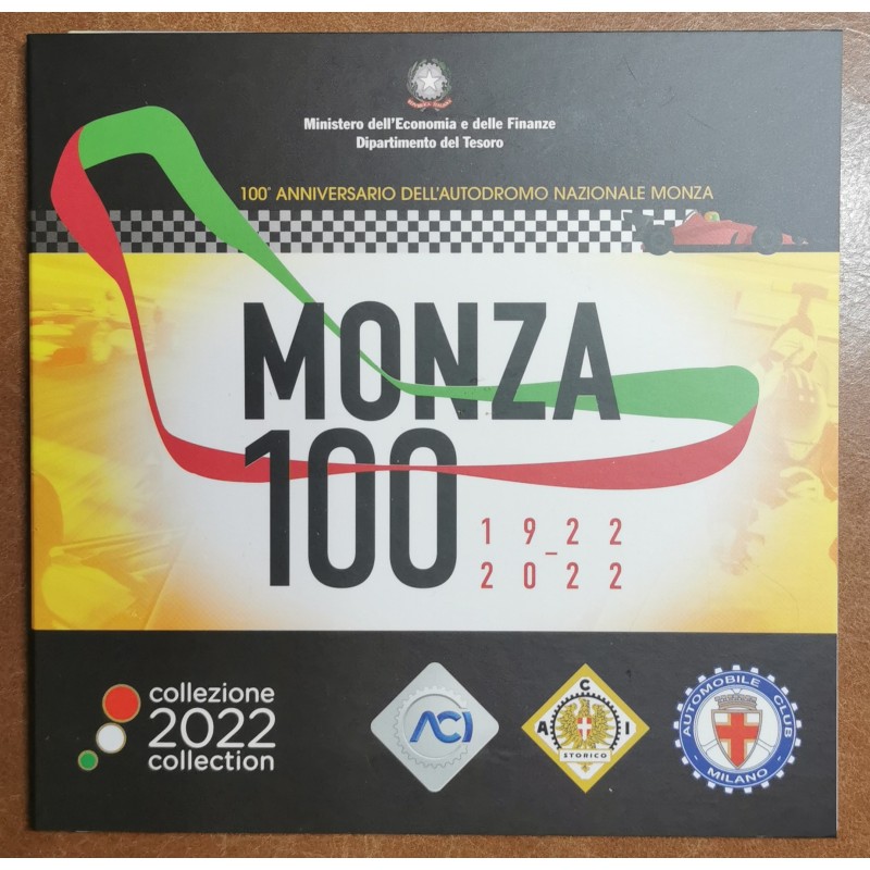 eurocoin eurocoins Italy 2022 set of 9 coins Monza (BU)