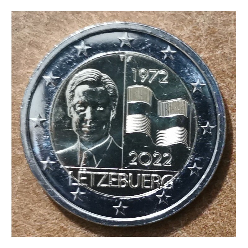 eurocoin eurocoins 2 Euro Luxembourg 2022 - National flag of the Lu...