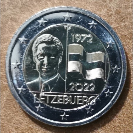 euroerme érme 2 Euro Luxemburg 2022 - Luxemburg nemzeti lobogója (UNC)