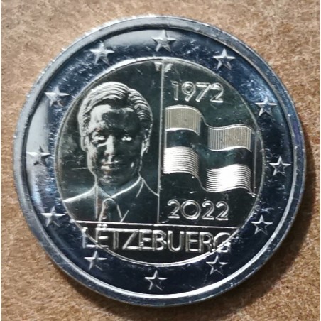 Euromince mince 2 Euro Luxembursko 2022 - Vlajka Luxemburska (UNC)