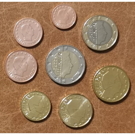 Euromince mince Luxembursko 2022 sada 8 mincí so značkou \\"Havran\...