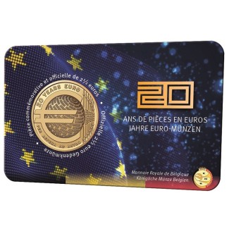 euroerme érme 2,5 Euro Belgium 2022 - Az euro 20 éve (BU / francia ...