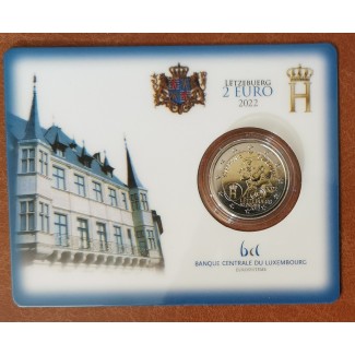 2 Euro Luxembourg 2022 - Wedding anniversary of Guillaume and Stephanie (UNC with mintmark Mercury)