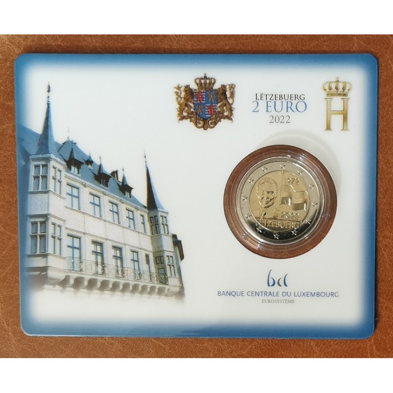 Euromince mince 2 Euro Luxembursko 2022 - Vlajka Luxemburska (UNC s...
