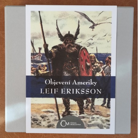 Euromince mince 2 doláre Niue 2022 - Objavenie Ameriky - Leif Eriks...