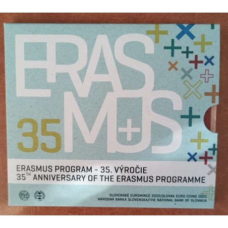 Euromince mince Slovensko 2022 sada 9 mincí - Erasmus (BU)