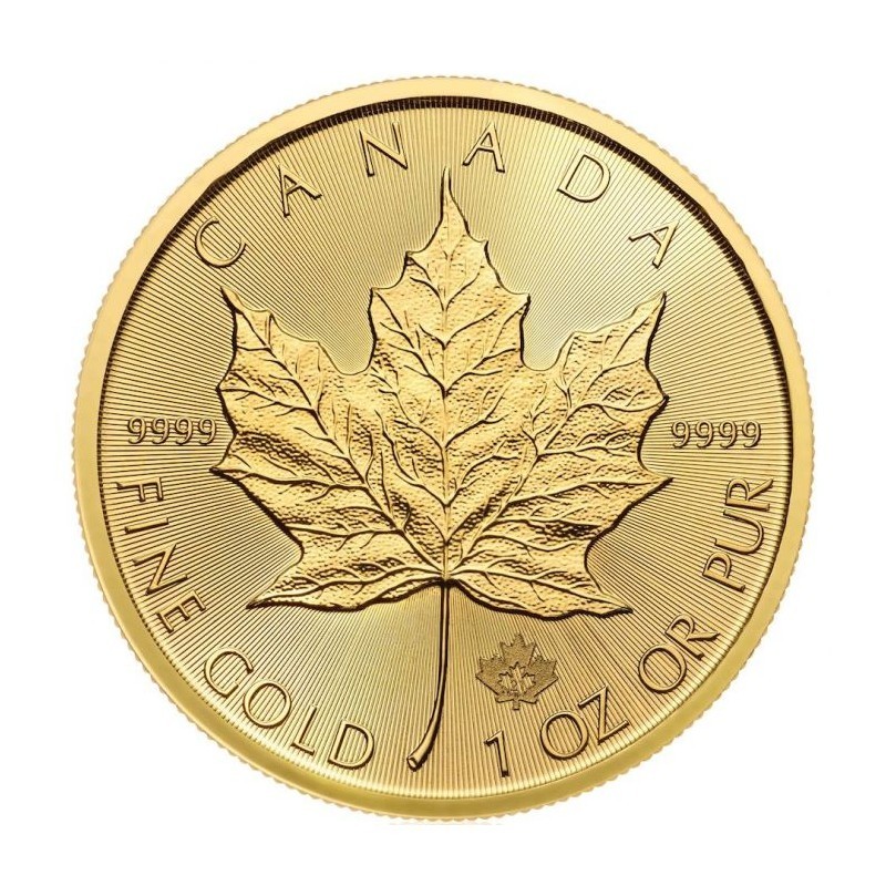 Euromince mince 50 dollar Kanada 2022 - Maple Leaf Au 999.9 (1 oz)