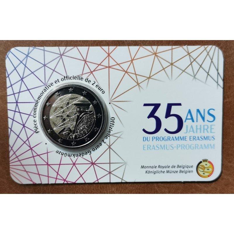 euroerme érme 2 Euro Belgium 2022 - Erasmus Program (BU francia szö...