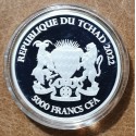 5000 francs Chad 2022 - Mandala Zebra (1 oz. Ag)