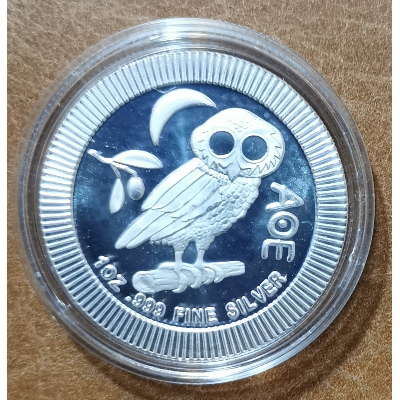 2 dollars Niue 2022 Owl Athena (1 oz. Ag)