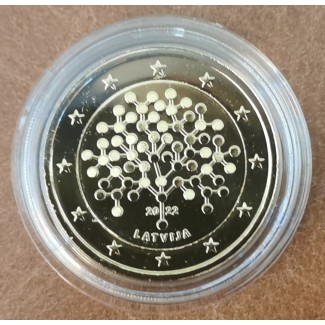 euroerme érme 2 Euro Lettország 2022 - Pénzügyi műveltség (aranyozo...