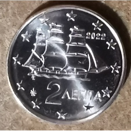 eurocoin eurocoins 2 cent Greece 2022 (UNC)