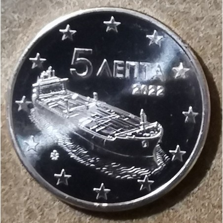 Euromince mince 5 cent Grécko 2022 (UNC)