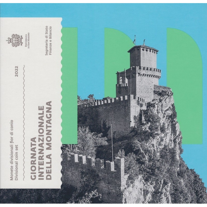 euroerme érme San Marino 2022-es forgalmi sor - új design 5 Euro em...