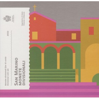 Euromince mince San Marino 2022 sada 8 mincí (BU)