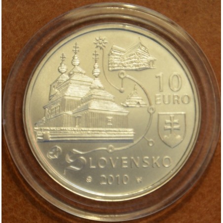 Euromince mince 10 Euro Slovensko 2010 Drevené chrámy (BU bez letáku)