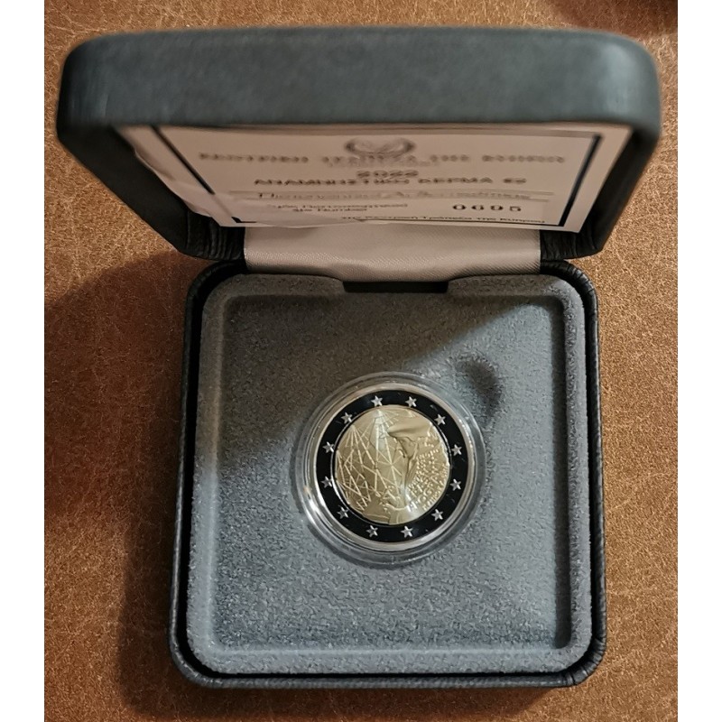 eurocoin eurocoins 2 Euro Cyprus 2022 - Erasmus program (Proof)
