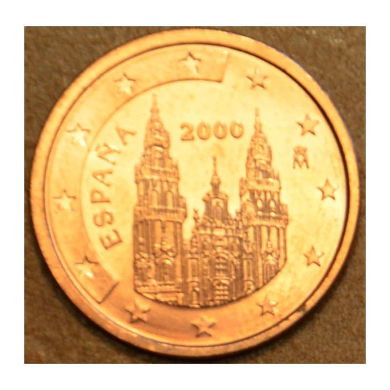 euroerme érme 1 cent Spanyolország 2000 (UNC)