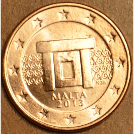 eurocoin eurocoins 1 cent Malta 2013 (UNC)