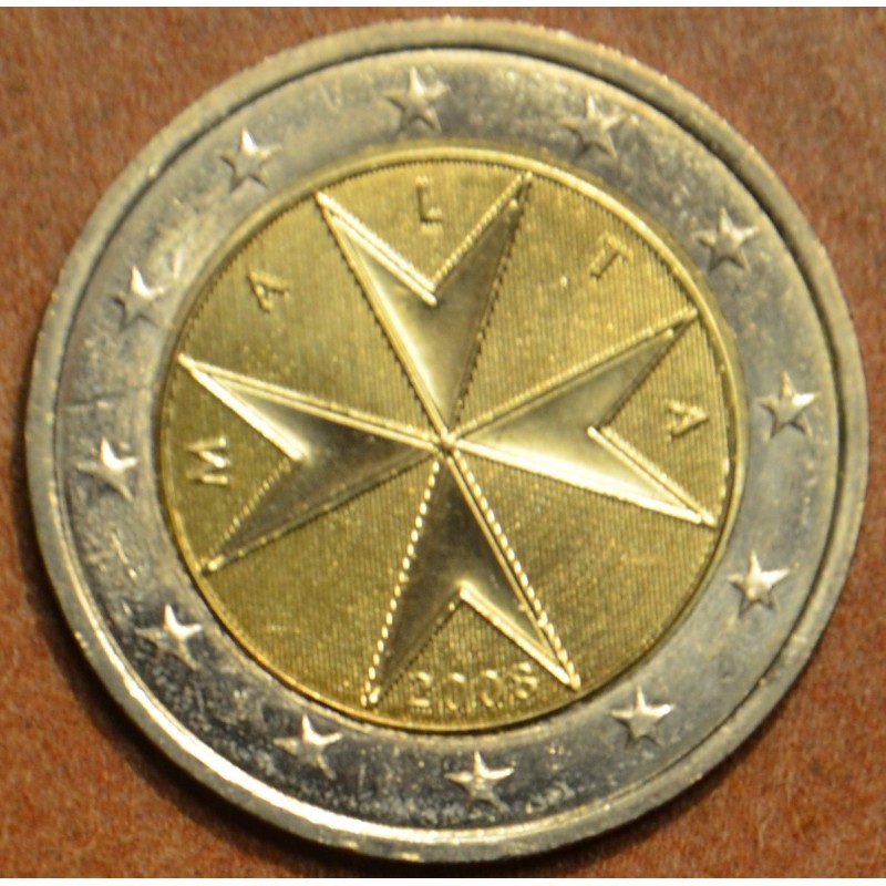 eurocoin eurocoins 2 Euro Malta 2008 (UNC)