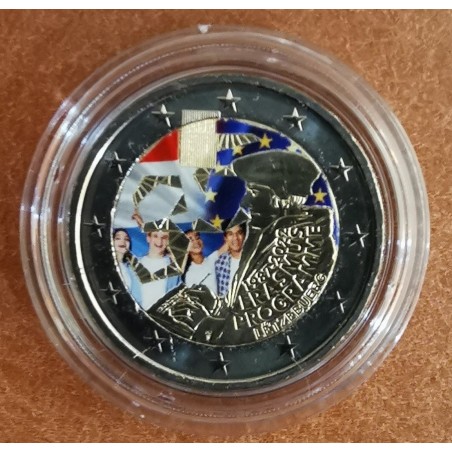 euroerme érme 2 Euro Luxemburg 2022 - Erasmus Program II. (színezet...