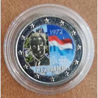2 Euro Luxembourg 2022 - National flag of the Luxembourg (colored UNC)