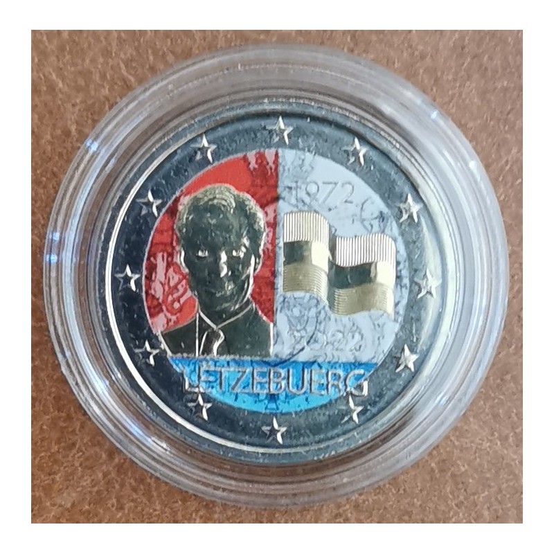 Euromince mince 2 Euro Luxembursko 2022 - Vlajka Luxemburska II. (f...