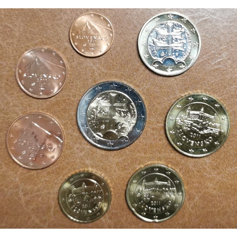 eurocoin eurocoins Set of Slovak coins 2011 (UNC)