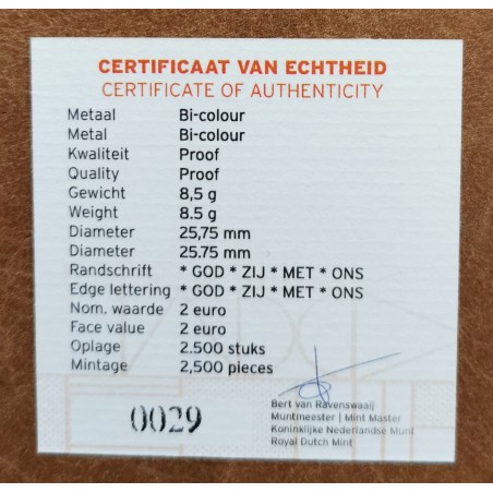 eurocoin eurocoins 2 Euro Netherlands 2022 - Erasmus program (Proof)