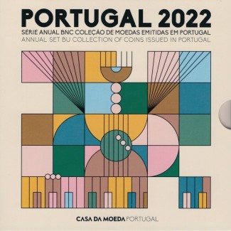 Euromince mince Portugalsko 2022 sada 8 mincí (BU)